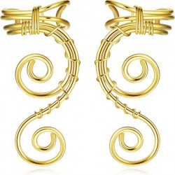 Elf Ear Cuffs For Women No Piercing Elf Ear Cuff Non Pierced Hypoallergenic Faux Wrap Earrings Fantasy Fairy Elven Cosplay Costume Handcraft For Filigree